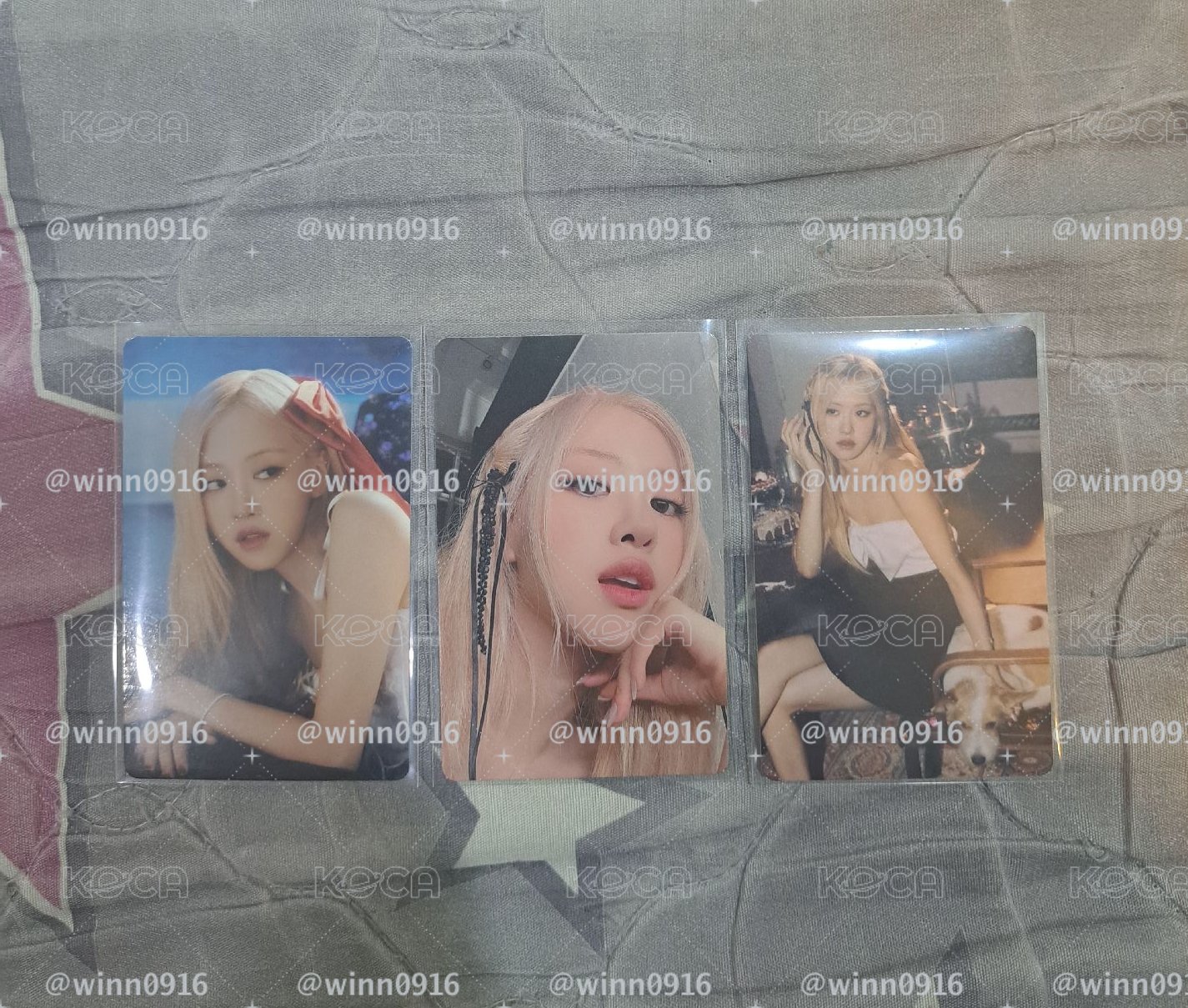 Rosé yg年曆特典卡