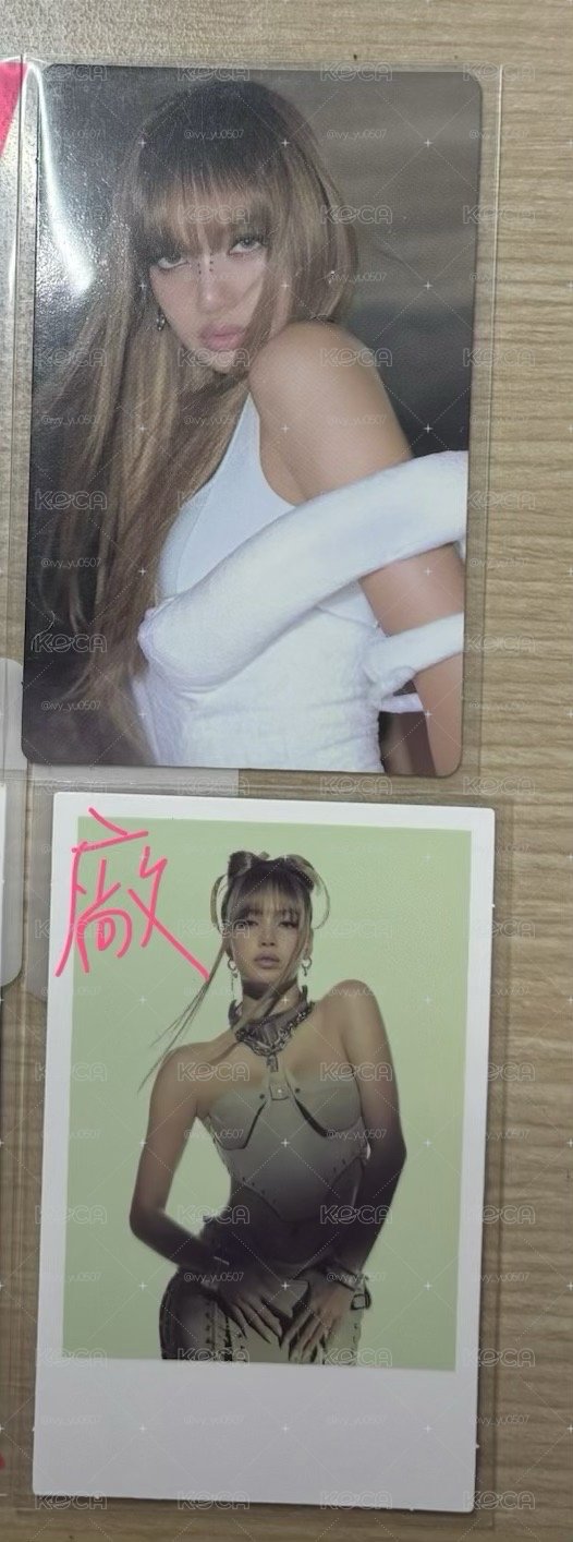 Blackpink Lisa deadline wvs 特典卡