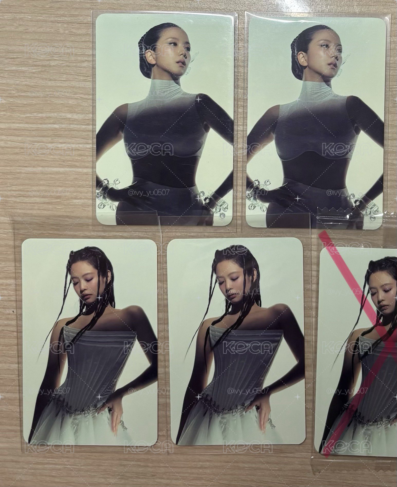 Blackpink Jisoo Jennie k4 共用特典卡