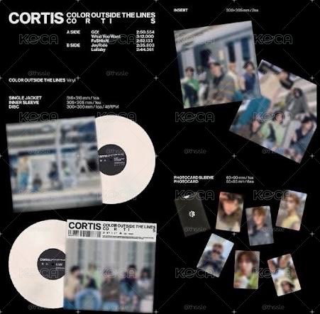 全新未拆 Cortis 白膠 黑膠