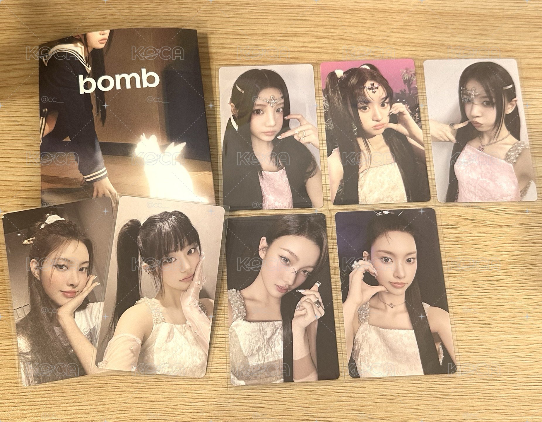 bomb電子專未掃 7張 隨卡minju,yunah