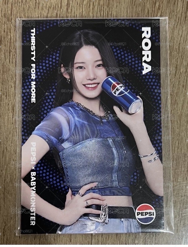 BABYMONSTER 可樂卡 代言卡 茶 RORA