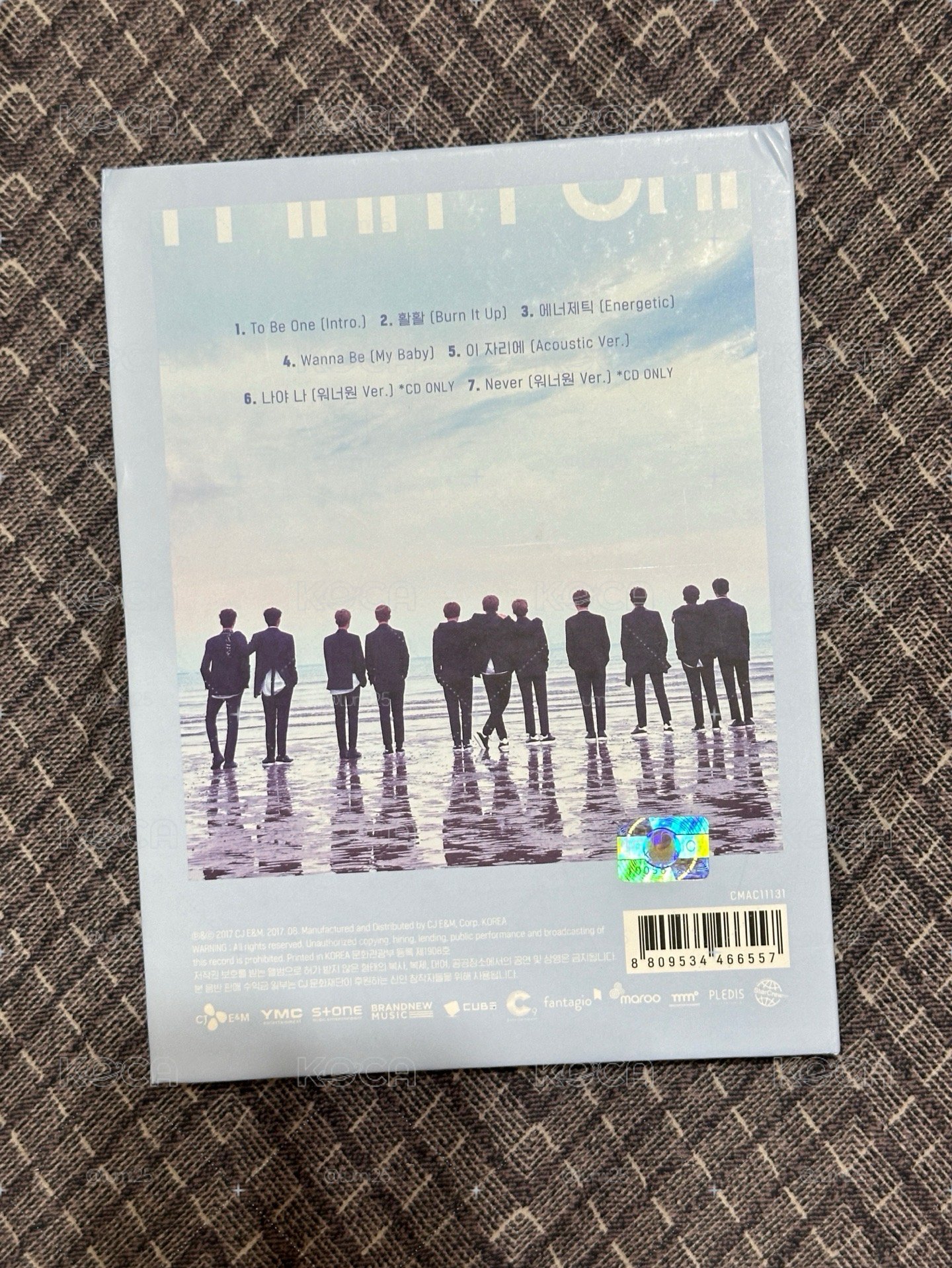 WANNA ONE 出道專 姜丹尼爾簽名