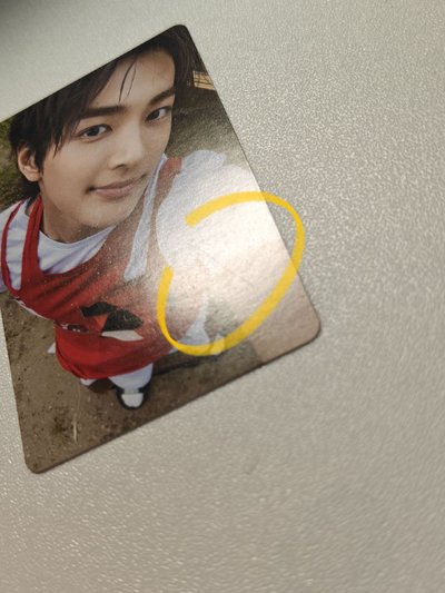 迷一 wvs 安乾鎬專輯卡 電子專 A ver.