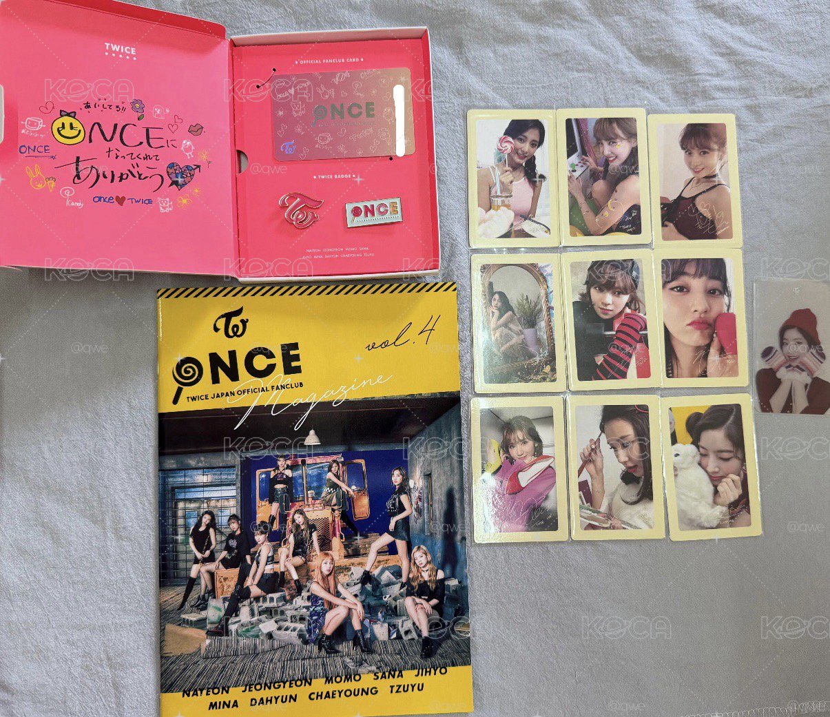 TWICE 日本會員徽章