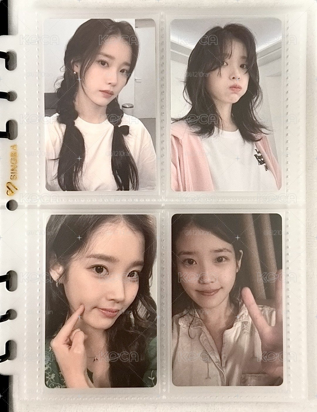 IU 歷年生咖小卡