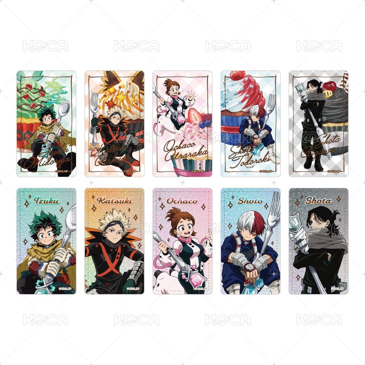 雄英高中開放校園 2 隨機卡 (杯子蛋糕) 普通版 麗日御茶子 背面