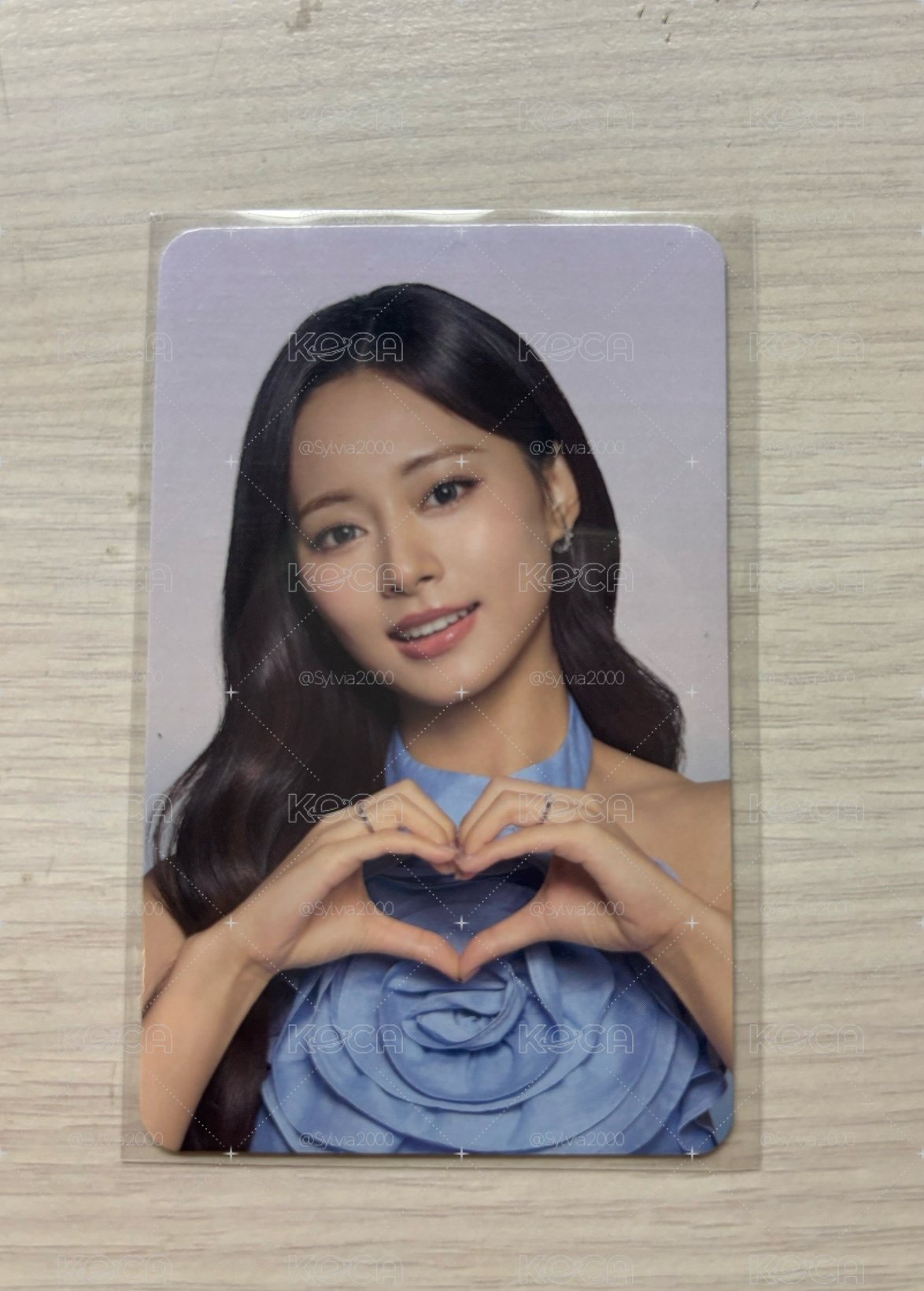 子瑜 711 比愛心小卡