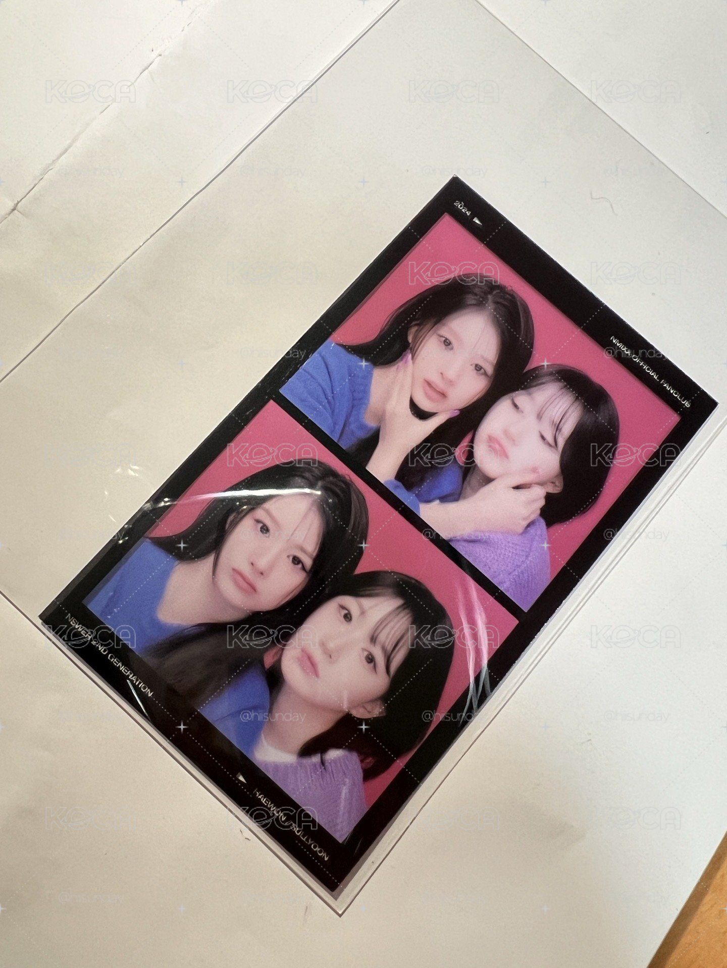 [HAEWON&SULLYOON] 會員禮雙人膠片