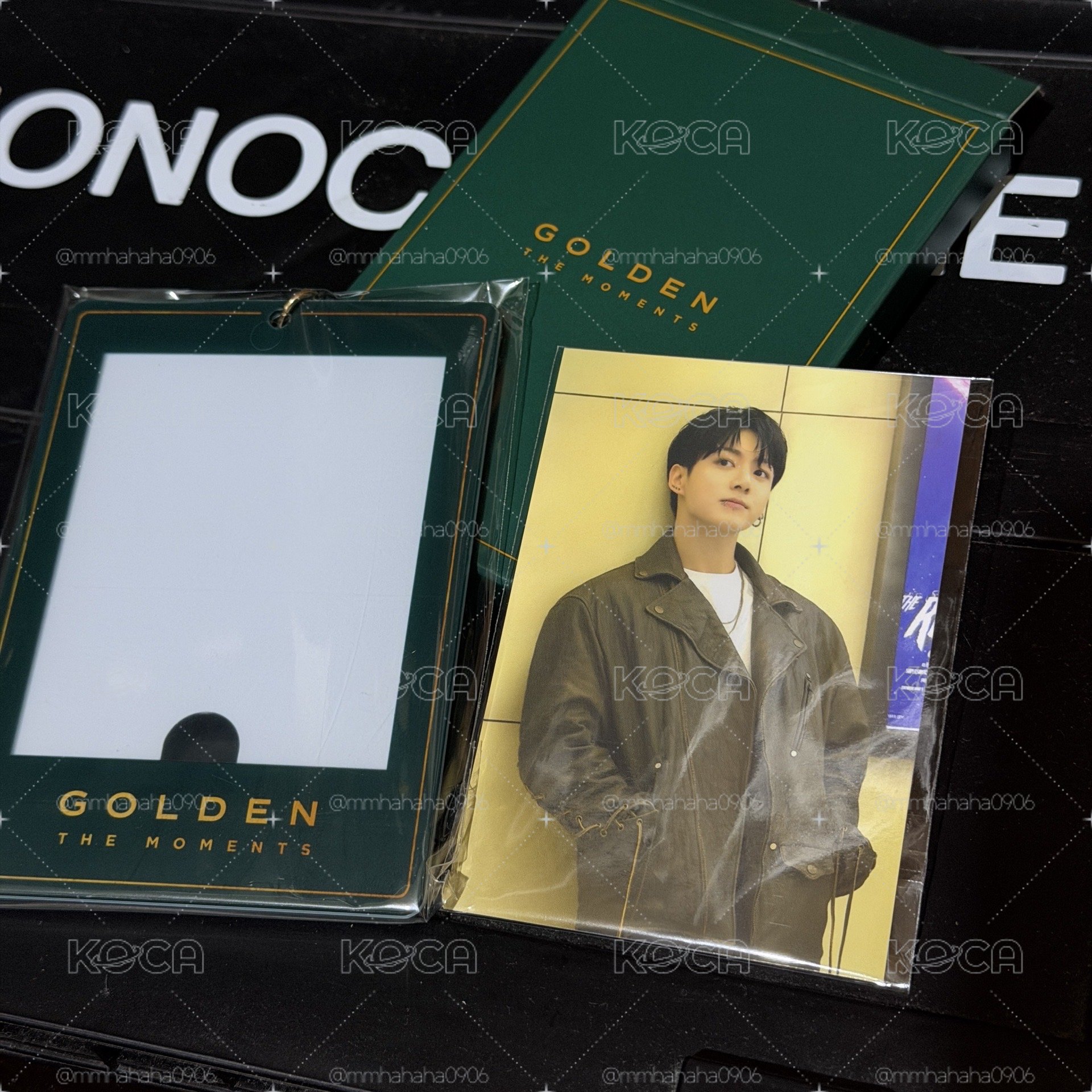 Jungkook 田柾國 GOLDEN展覽限定 卡套鑰匙圈