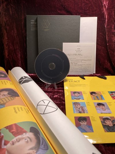  ⎝EXO⎞3rd Album ‘EX’ACT’ 台壓中文版 近全專 贈海報＆紙袋！