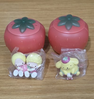 萬代 草莓罐 扭蛋