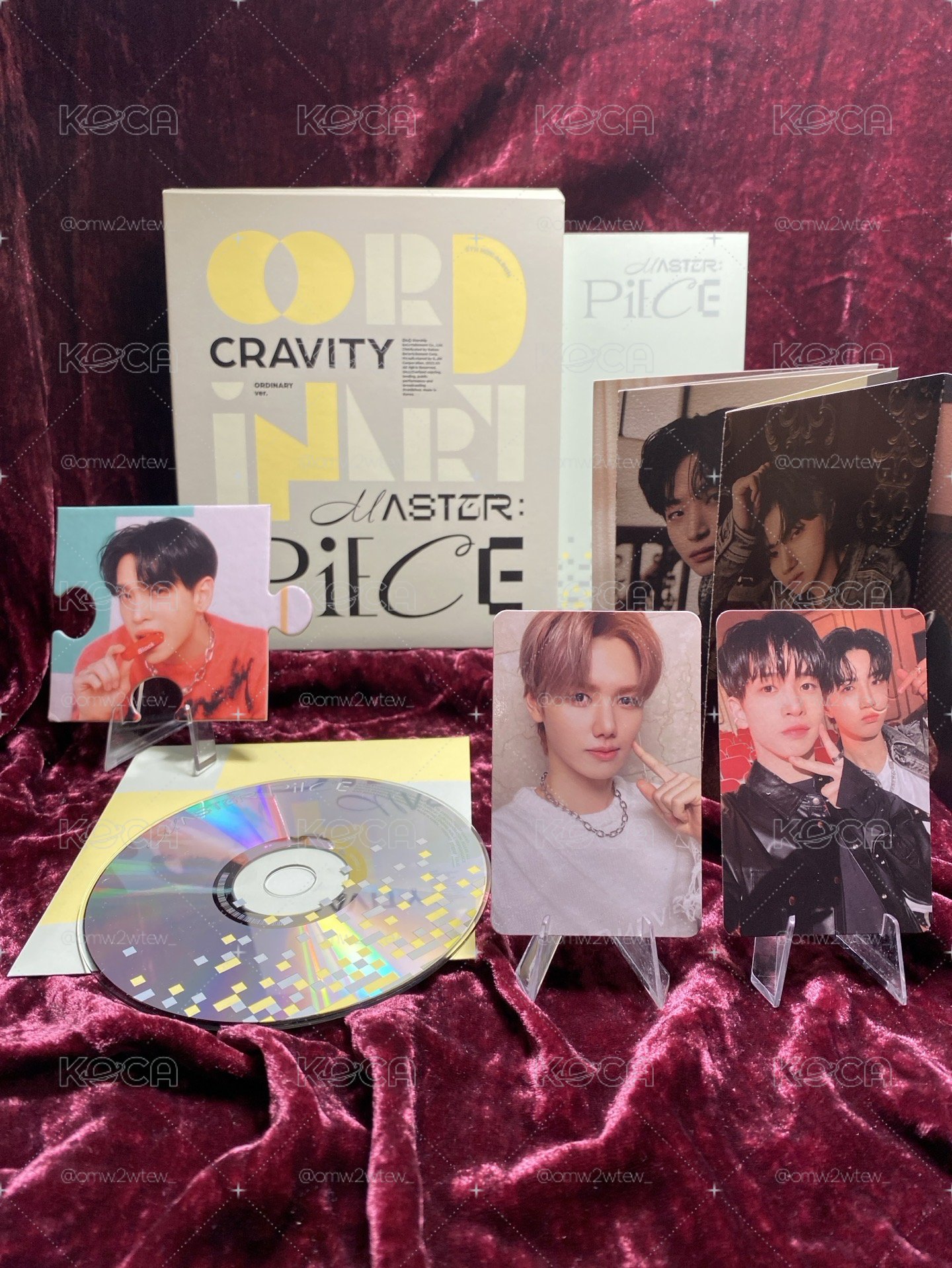 ⎝CRAVITY⎞降價售🥊5th Mini Album ‘MASTER:PIECE’ Ordinary Ver. 全專