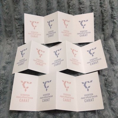 SVT |  23年 日本W會員卡 13人整套 風琴卡