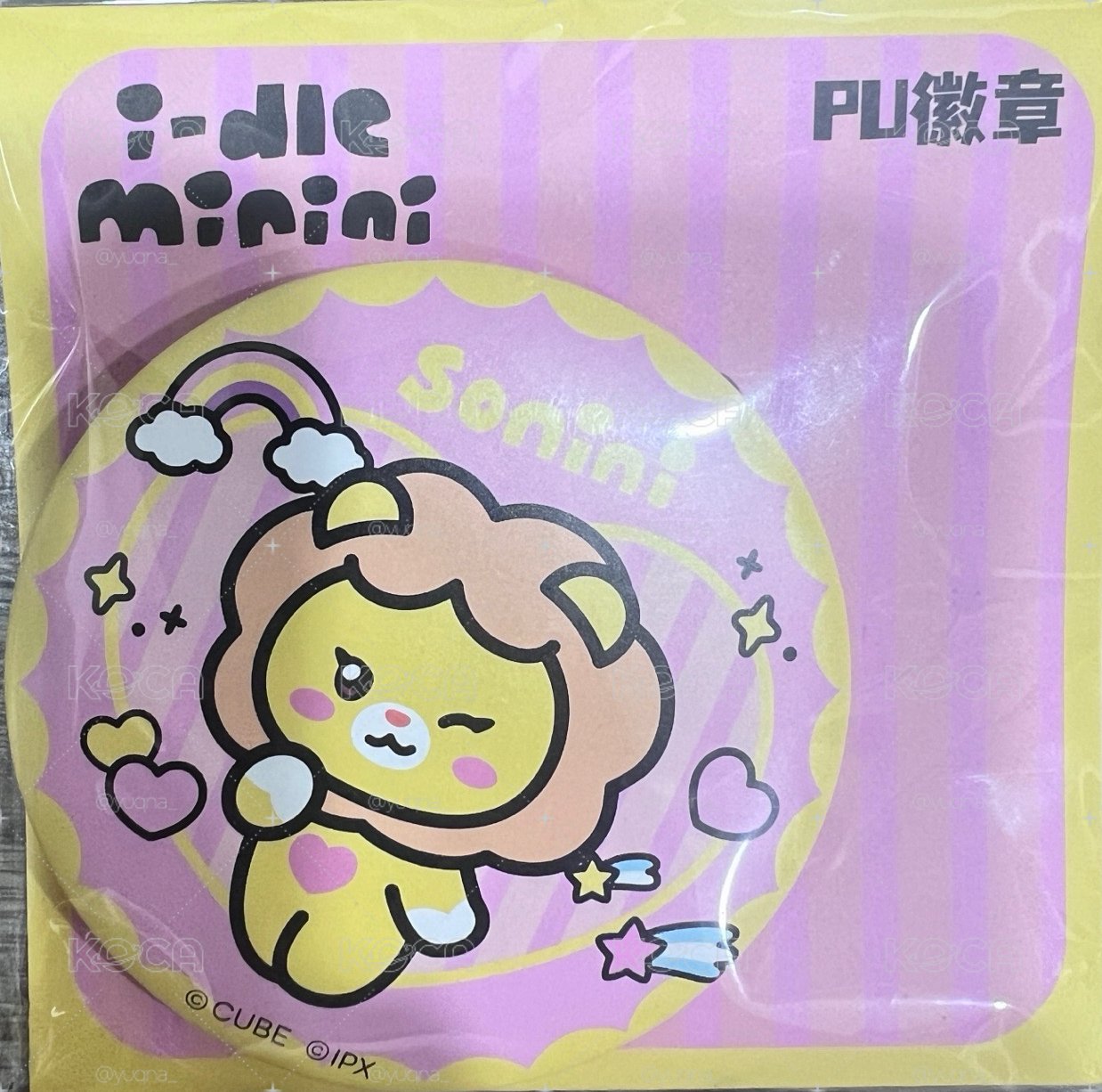 i-dle minini咖啡廳快閃店 PU徽章