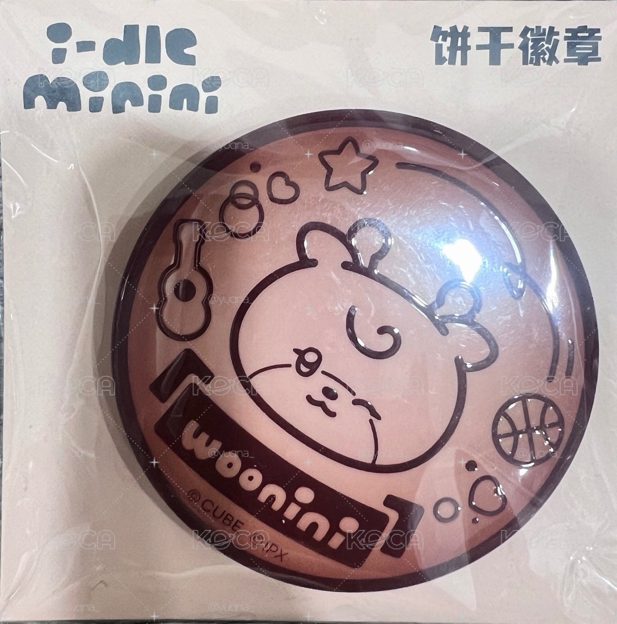 i-dle minini咖啡廳快閃店 餅乾徽章
