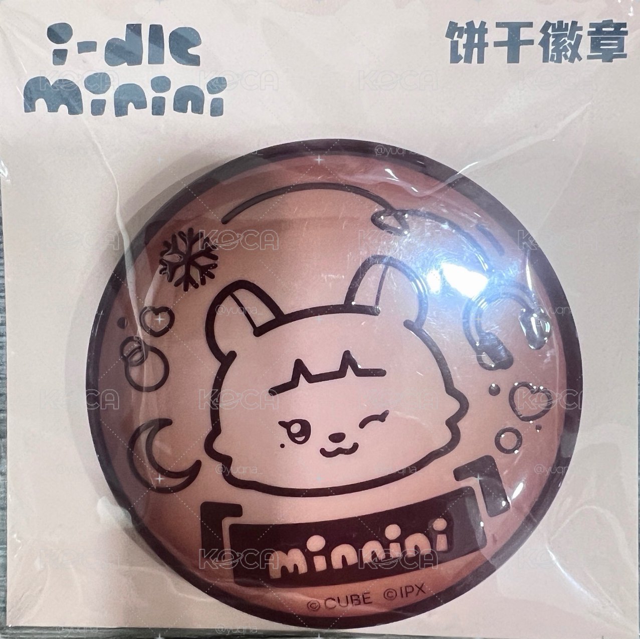i-dle minini咖啡廳快閃店 餅乾徽章