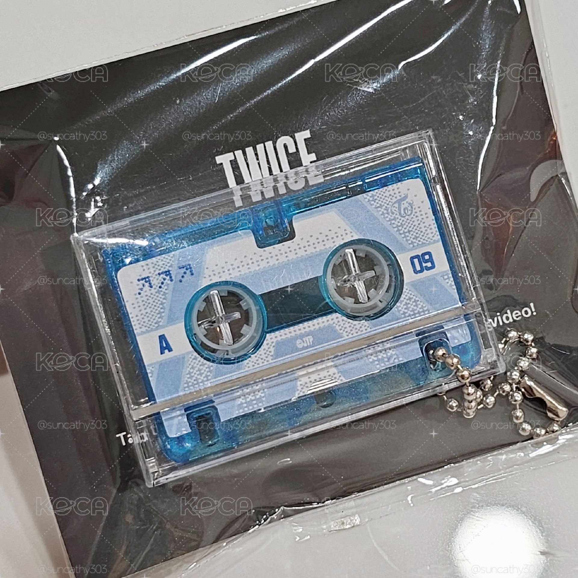 TWICE快閃店 卡帶鑰匙圈 吊飾