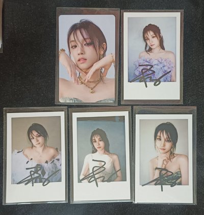 i-dle 雨琦特典+代言卡