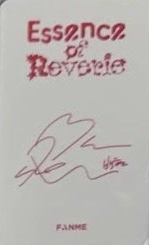 bolo5 fanme 臺北合照 簽售卡  背面