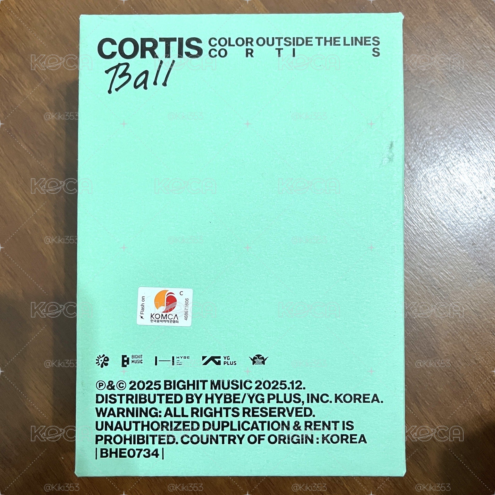 全新 Cortis 球專 球+CD