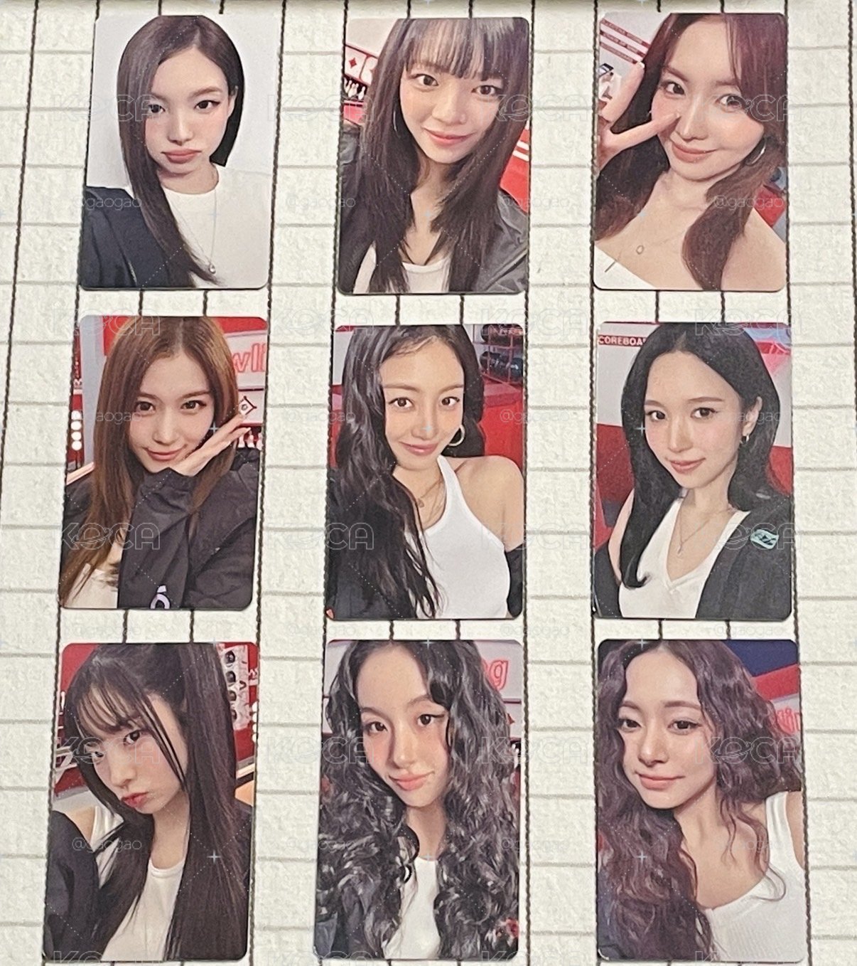 TWICE 新國立 滿額卡 分成員