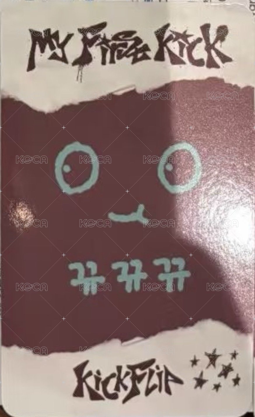 迷四 打歌卡 1.0 背面