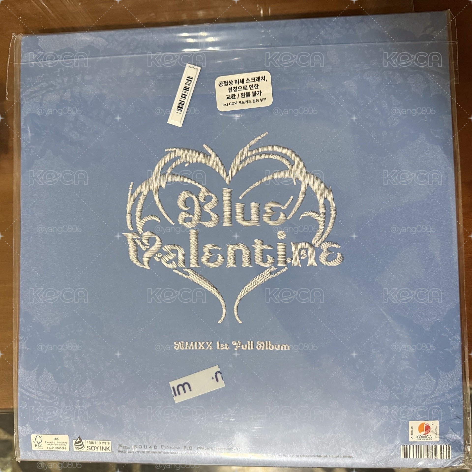 NMIXX 正規一 黑膠唱片 Blue valentine ver