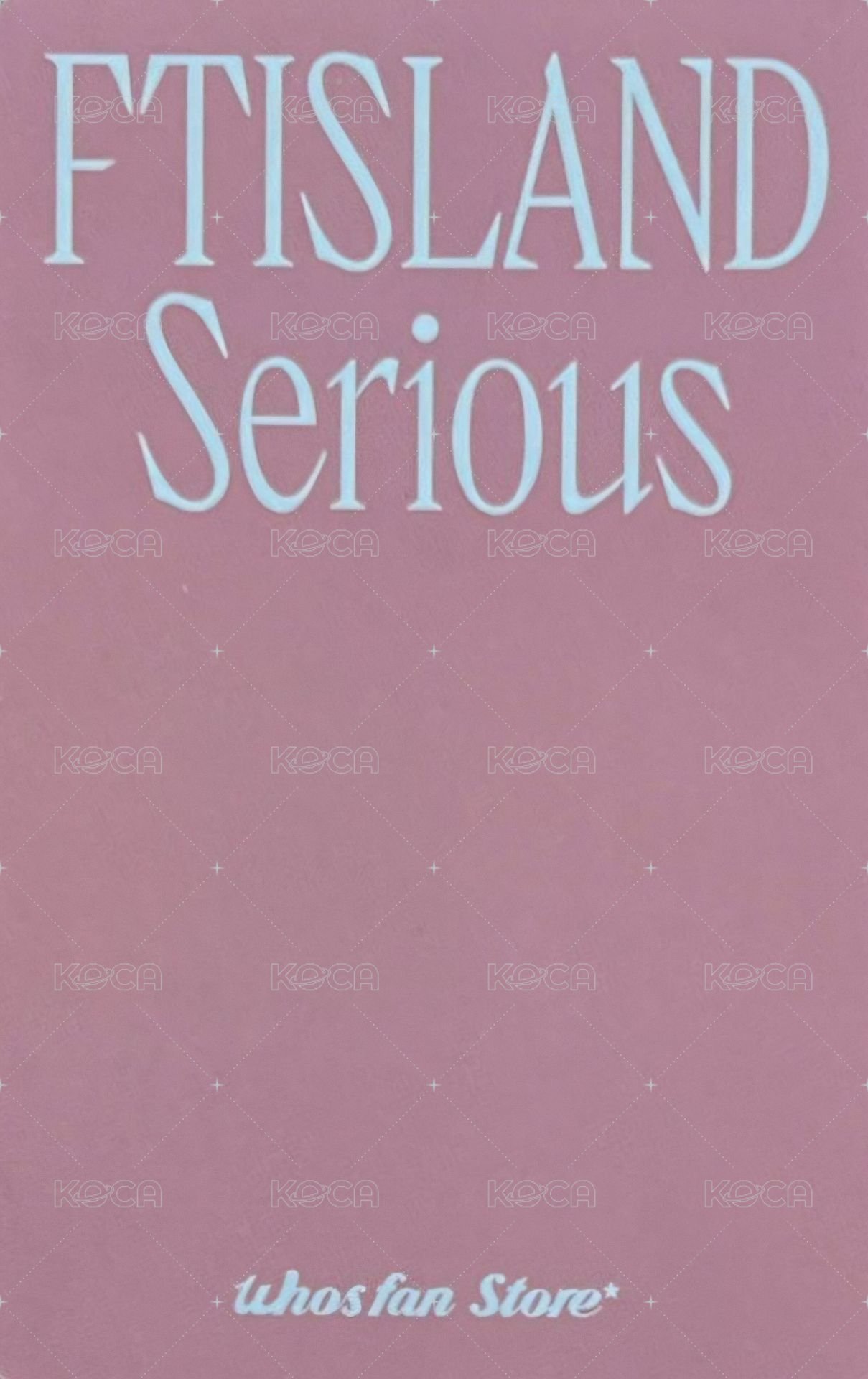 Serious wf 線下2.0 簽售卡  背面