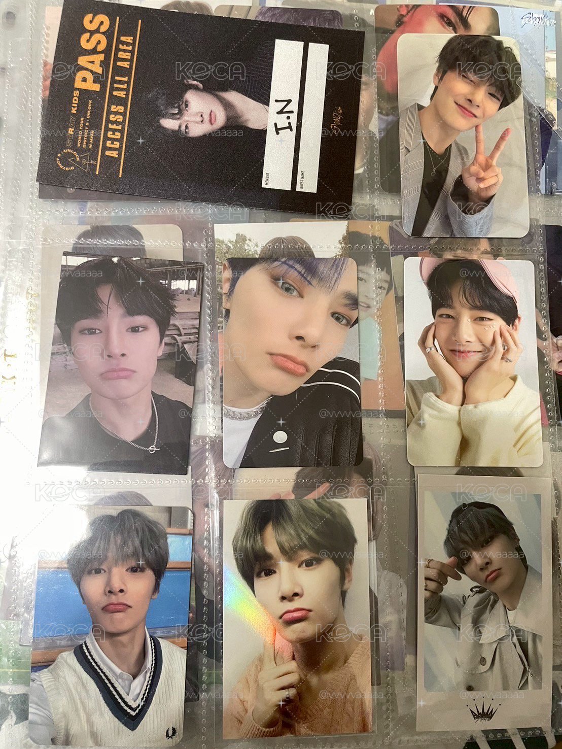Stray Kids IN 寅 梁精寅 50張卡
