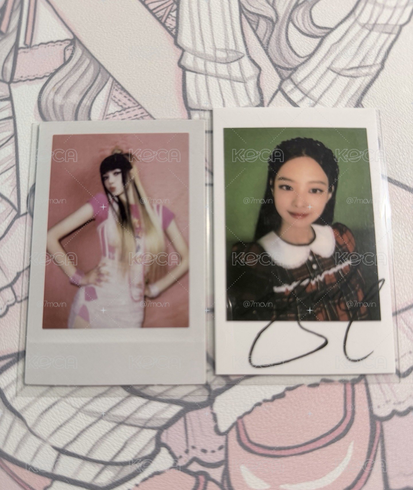 BLACKPINK JENNIE LISA 聖誕預售禮 專卡 兩張合售