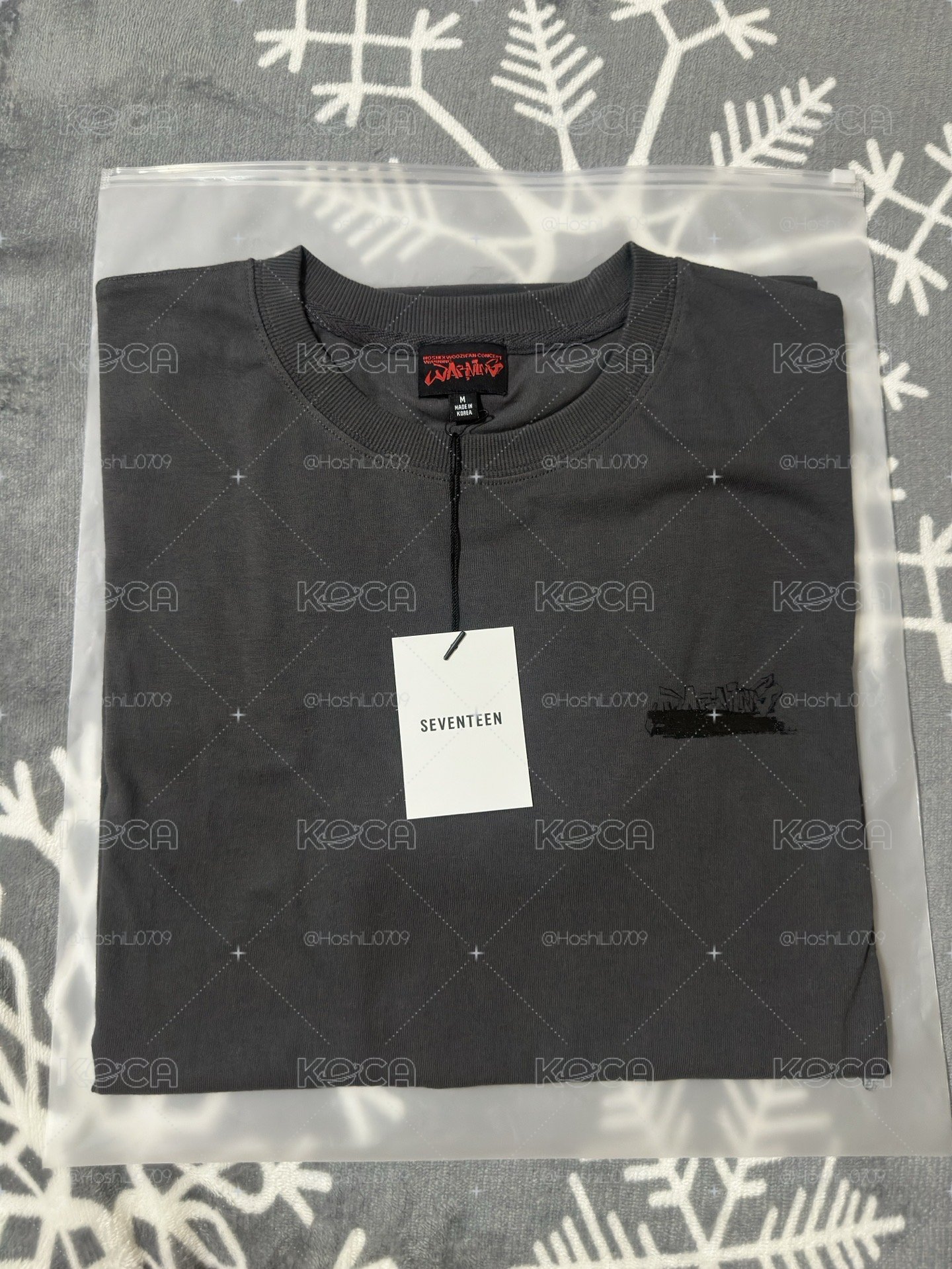 WARNING T恤 T-Shirt 灰M（需多帶）