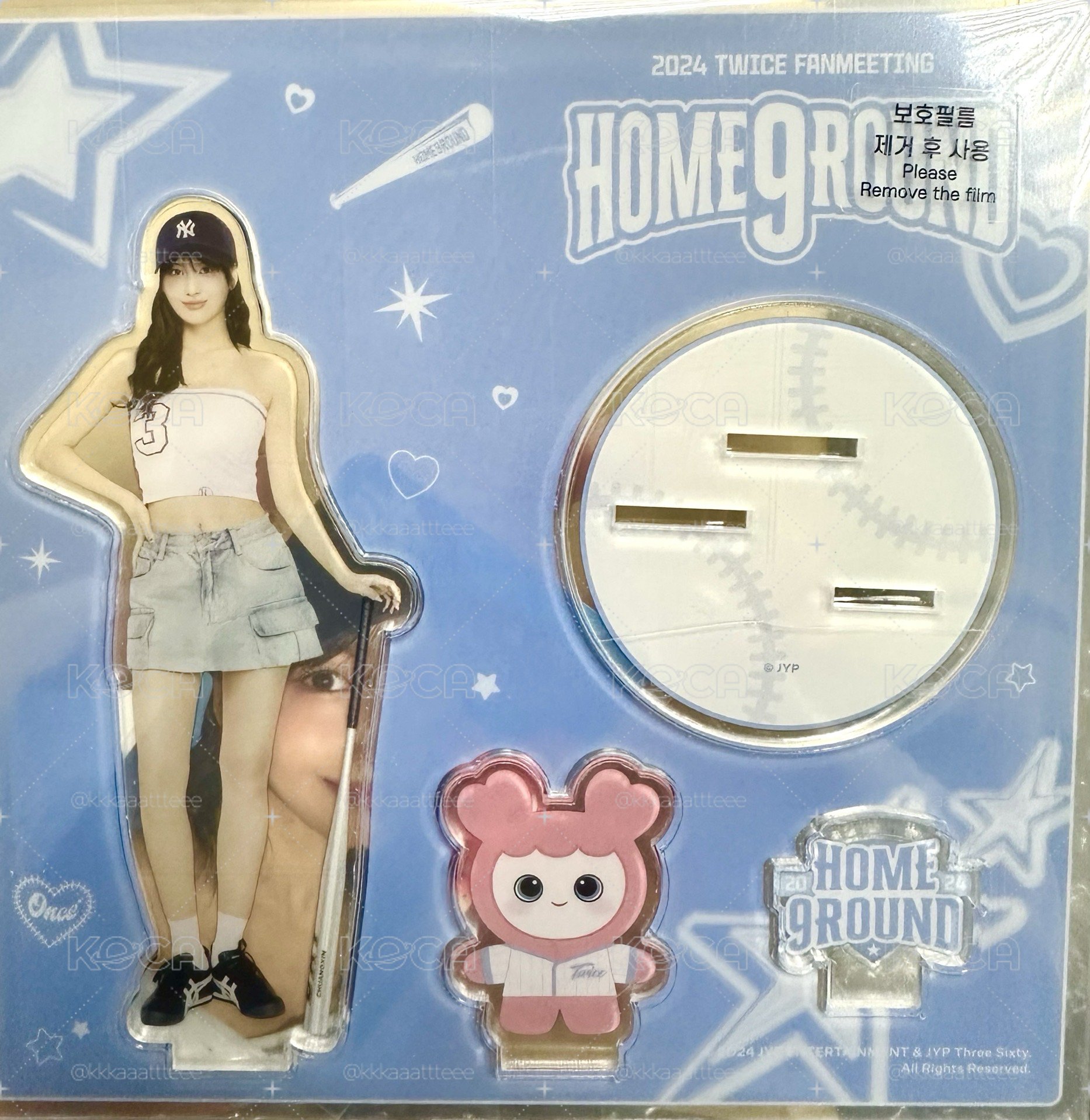 TWICE MOMO 9週年FM 棒球立牌（含小卡）