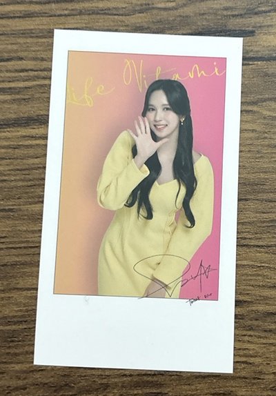 TWICE X LEMONA 代言卡-MINA💚