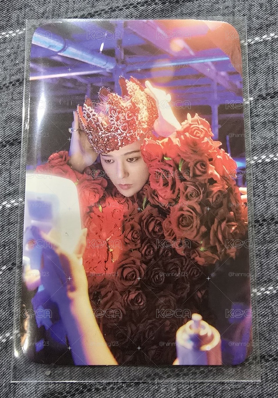 GD 演唱會電影特典小卡