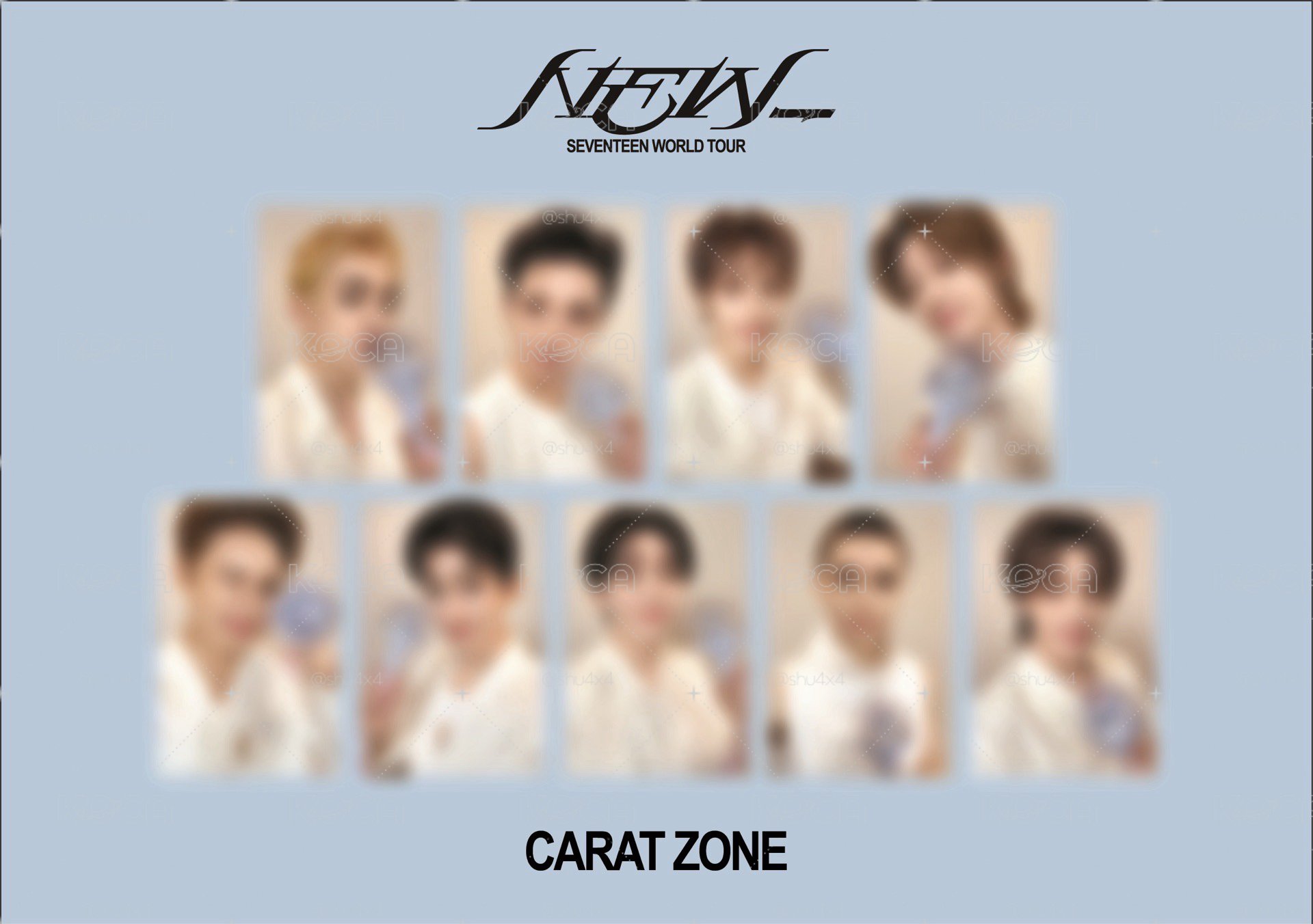 SEVENTEEN NEW_仁川粽卡一套（無秀）