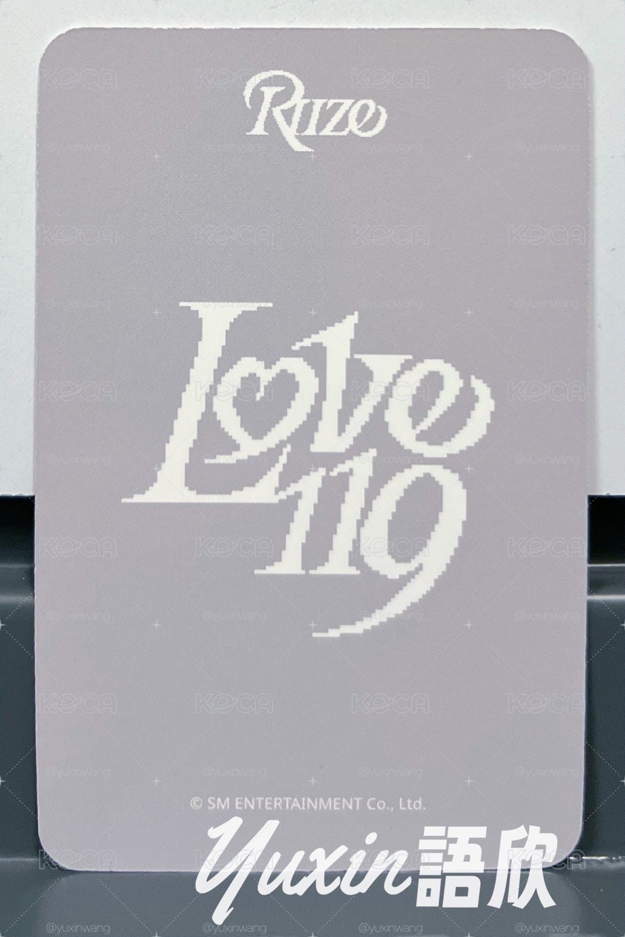 現貨✅ RIIZE Love 119 單曲 APPLE MUSIC AMLD 特典 小卡