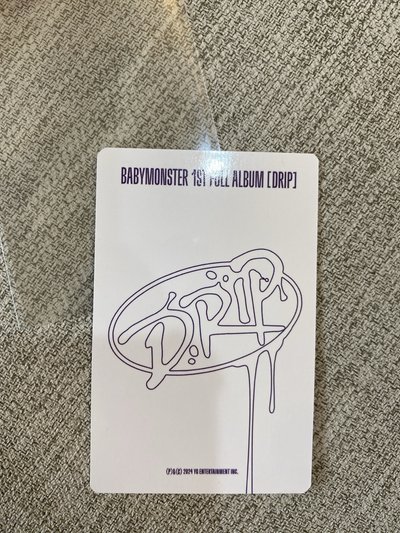 Drip YG聖水洞快閃特典 RORA 🐼