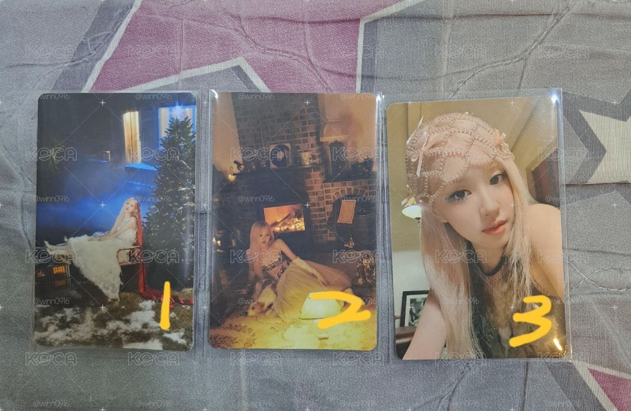 Rosé年曆卡