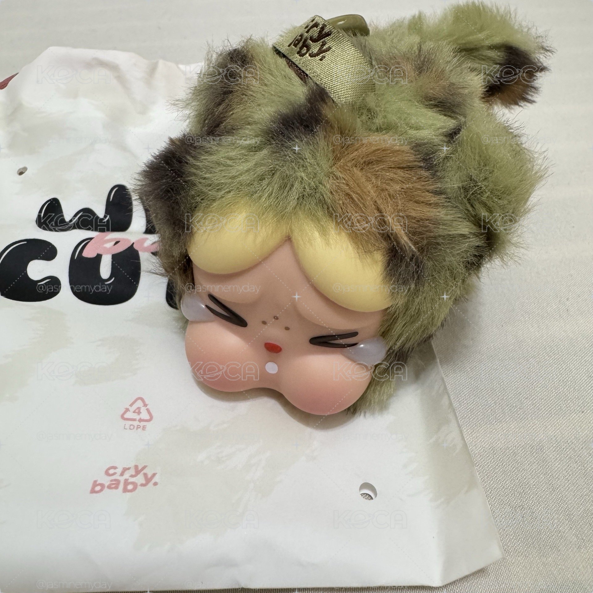 CRYBABY 豹豹貓絨毛吊飾