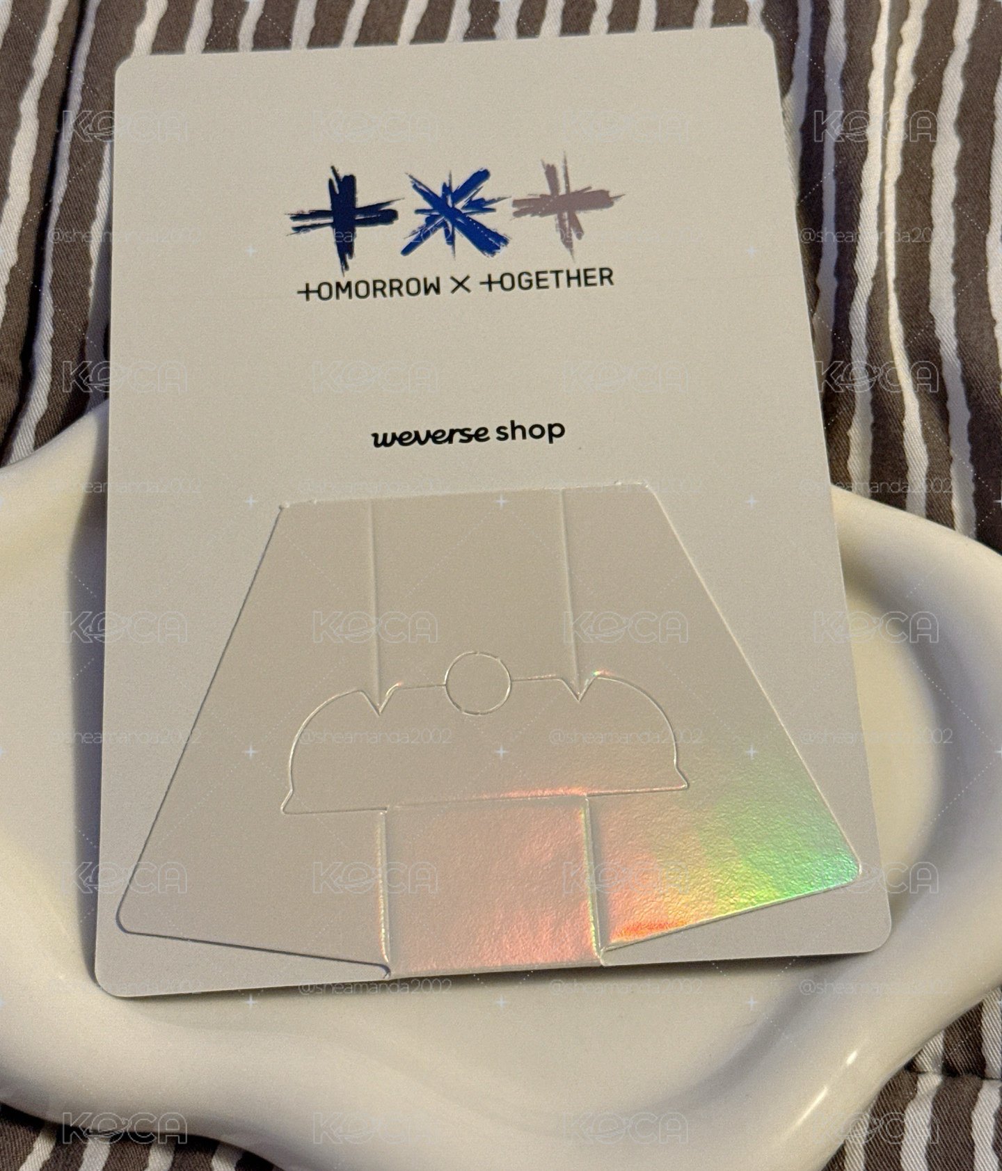 TXT 正三 wvs 特典 相框-彬竣圭+團體變化卡