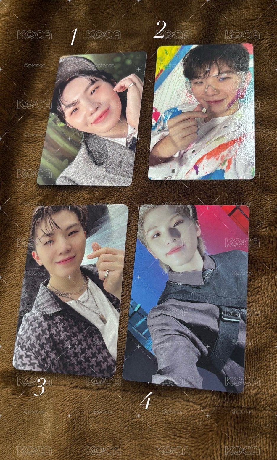 woozi 專卡4張一起售