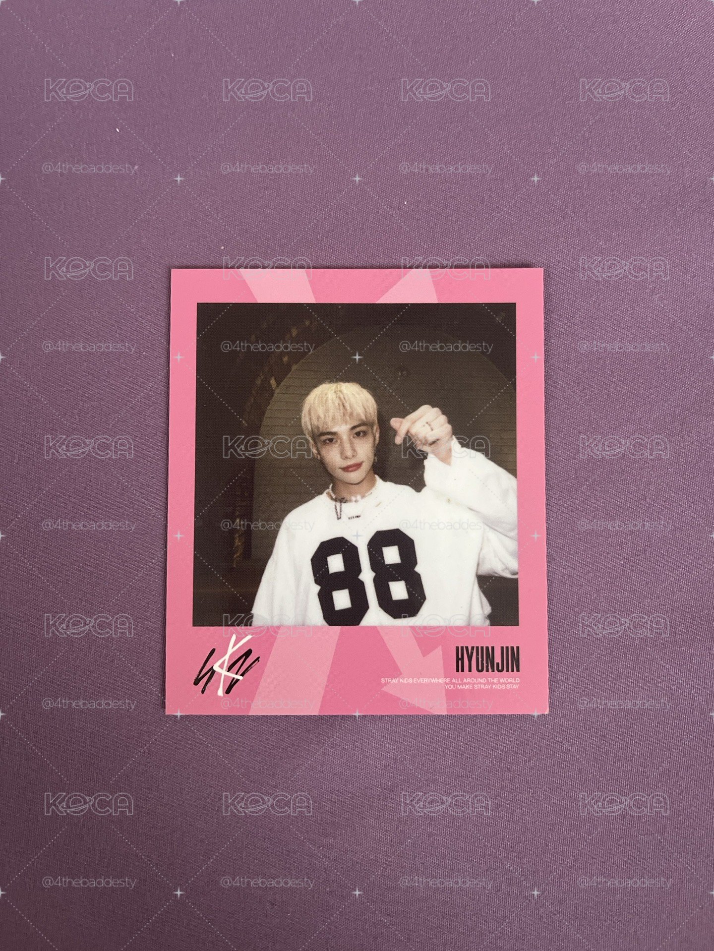 Stray Kids 鉉辰 maxident 3.0 幸運卡 拍立得
