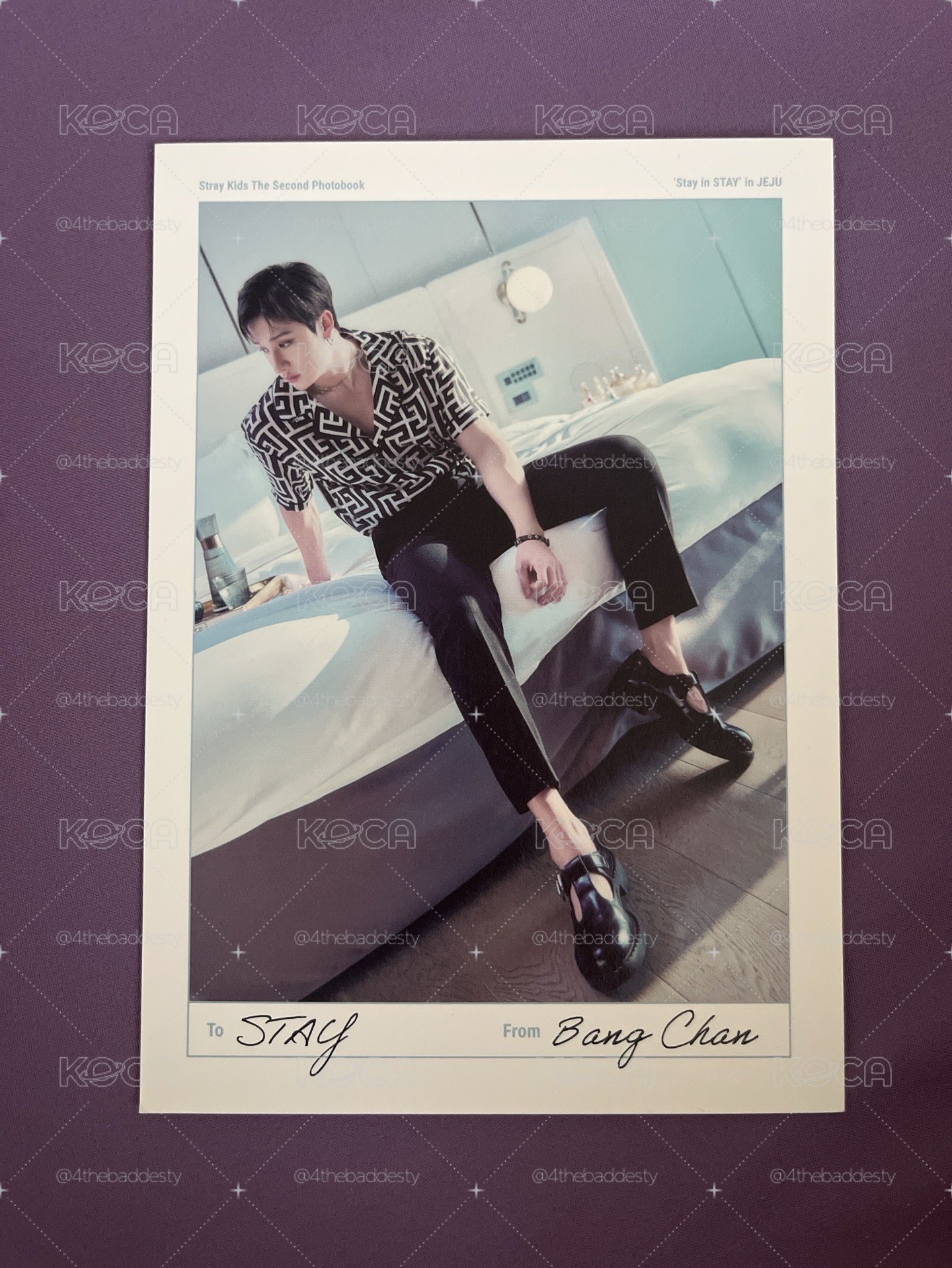 Stray kids 方燦 stay in stay 明信片