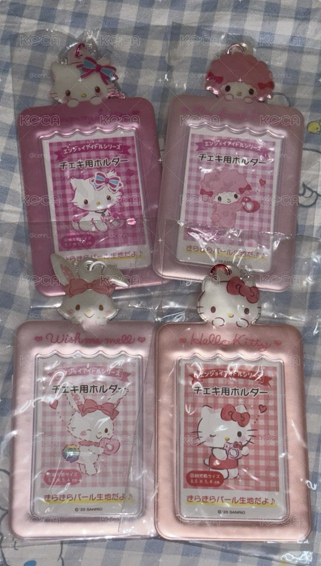 三麗鷗卡套 二代珠光 Hellokitty Charmmykitty 小羊皮安諾 許願兔 降價售🎀