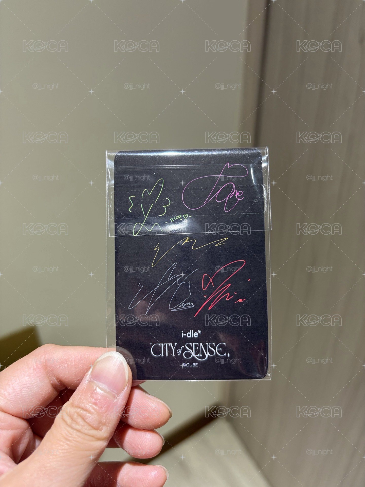 i-dle 展覽快閃店 戒指卡 小娟