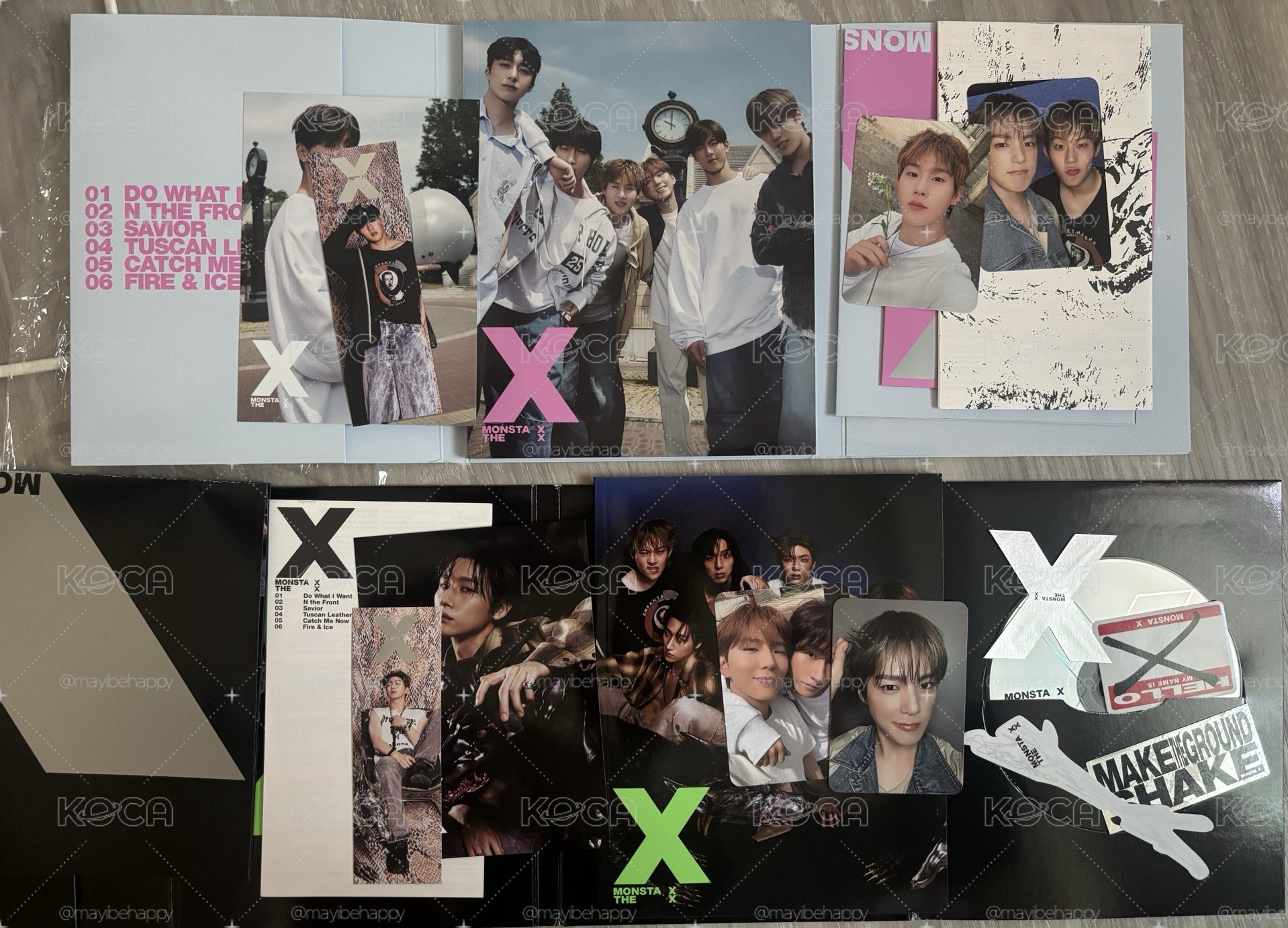 Monsta x 歷年專輯 整圖售