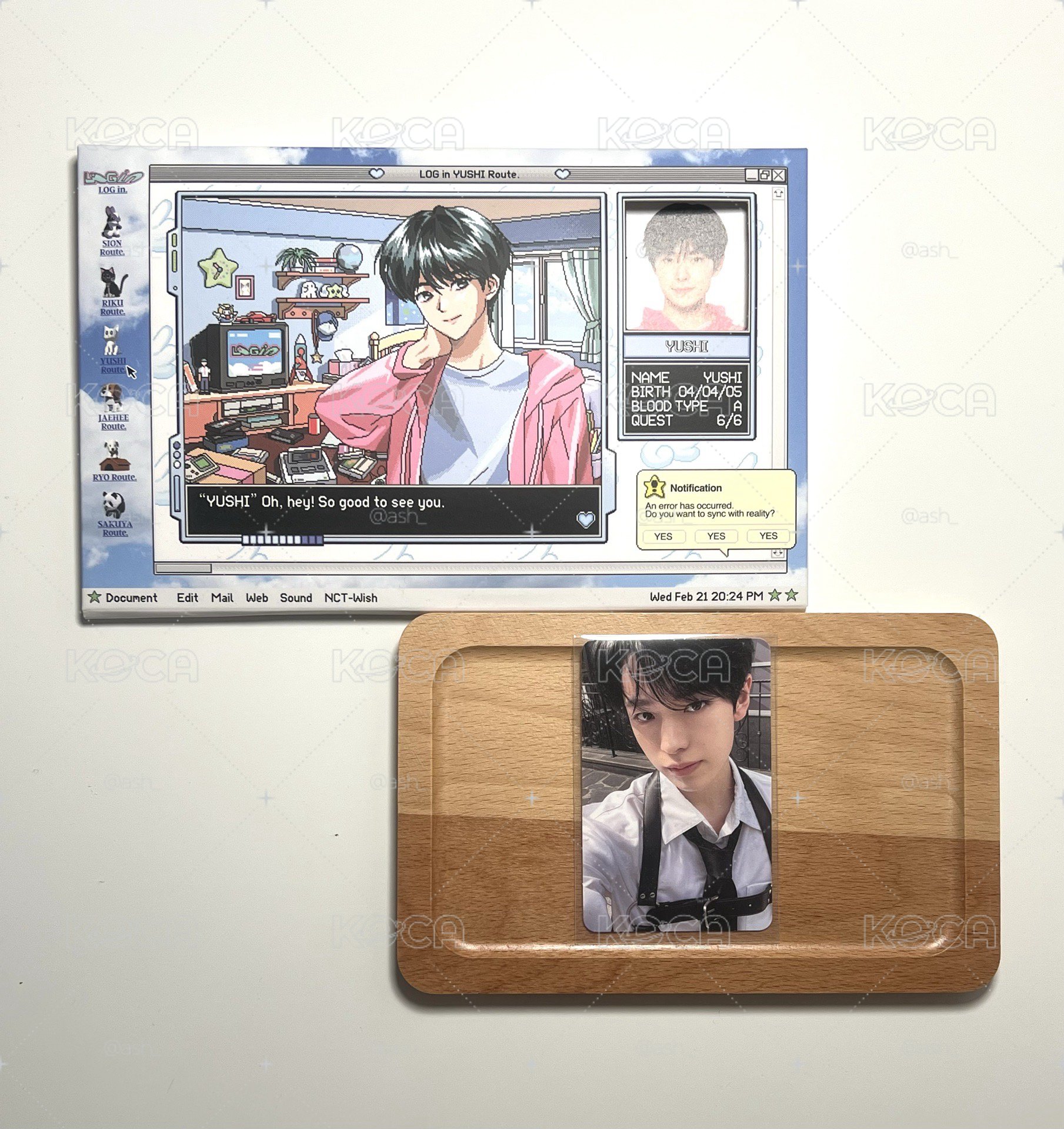 Yushi login場週明信片組