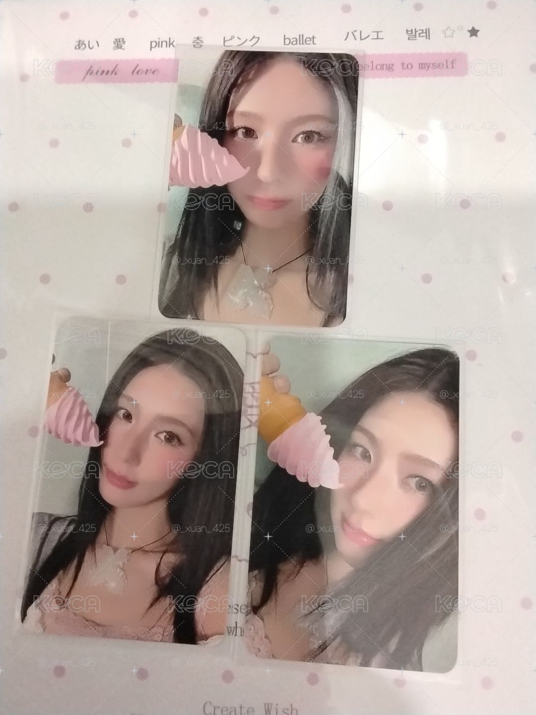 冰淇淋麵 一套