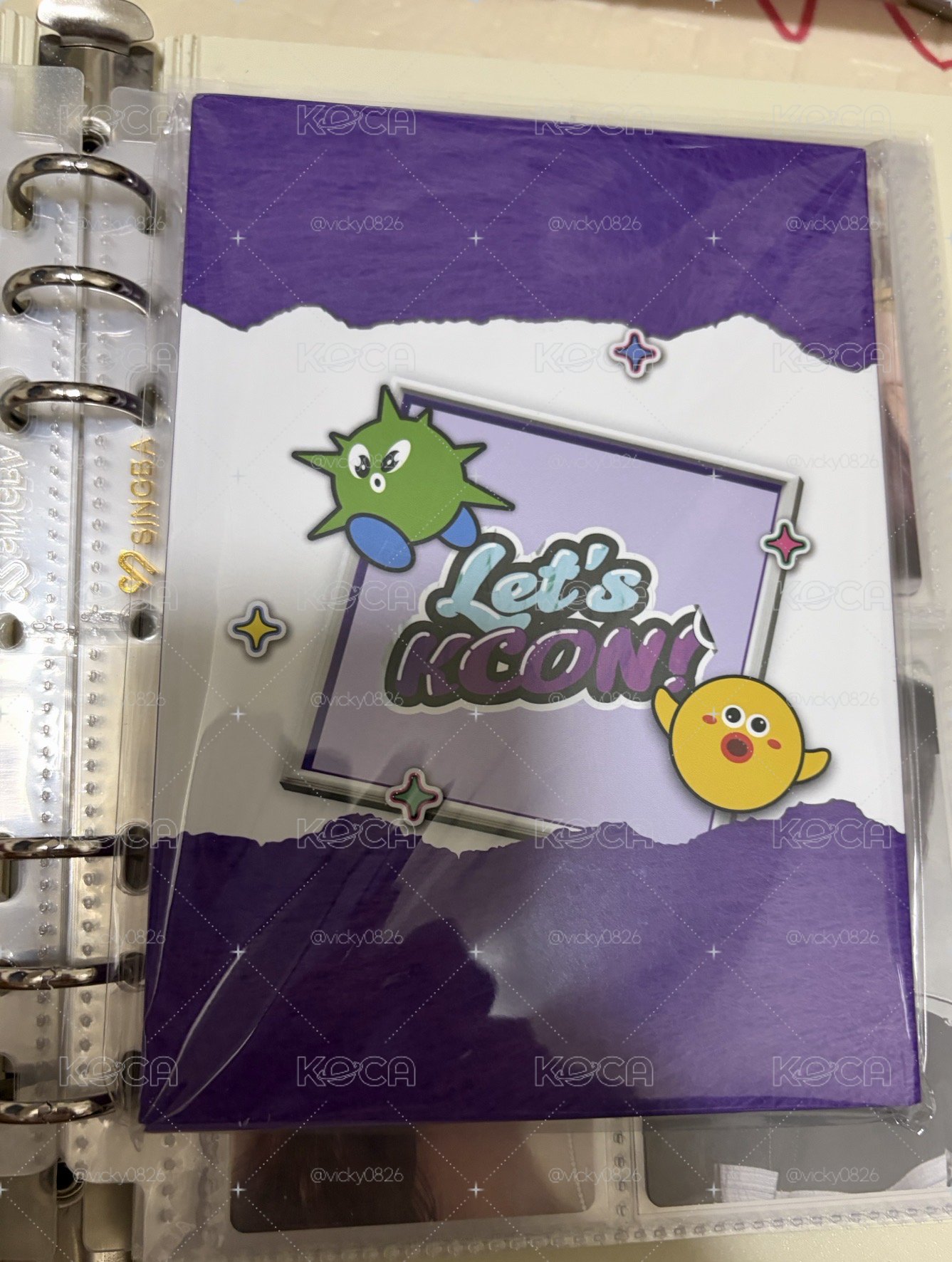 Kcon明信片 